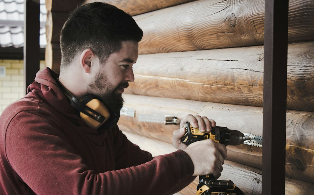 Danish craftsman working in a wood workshop